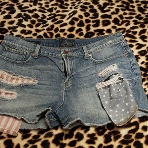 Boyfriend style Hi-Rise Lucky Brand jeans shorts